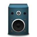 blue, speaker