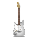 guitar, white, stratocastor