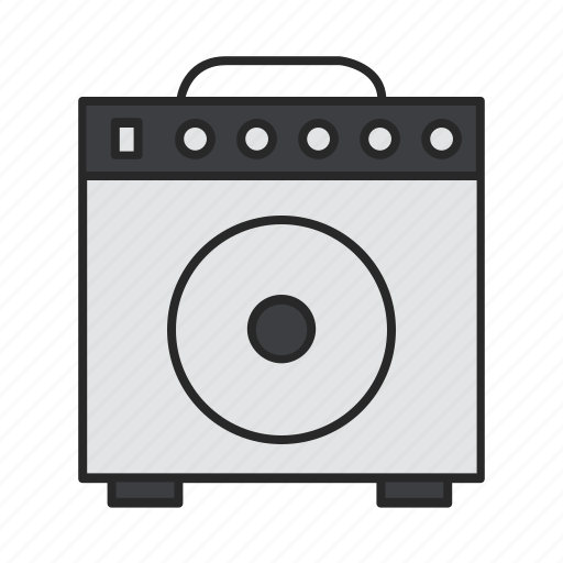 Amp, amplifier, instruments, music, sound, speaker icon - Download on Iconfinder