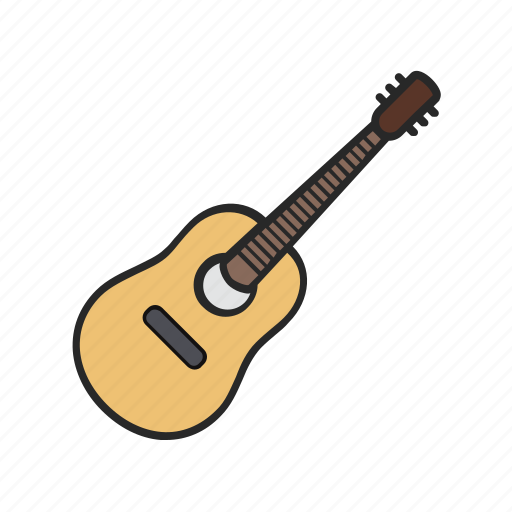 Acoustic, guitar, music, audio, instruments, play, sound icon - Download on Iconfinder