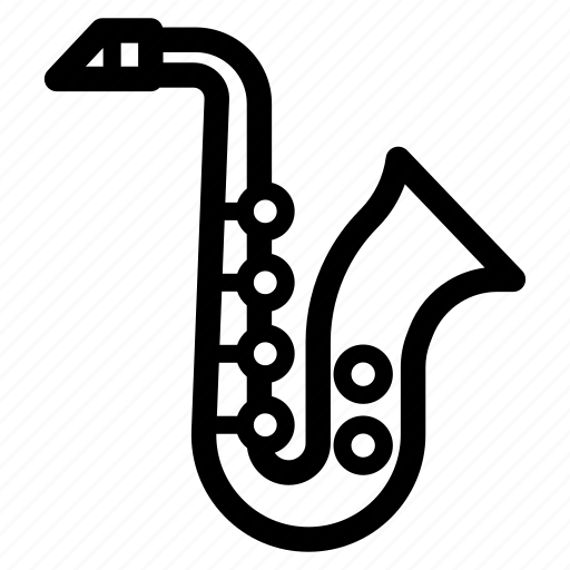 Brass, instrument, musical, saxophone icon - Download on Iconfinder