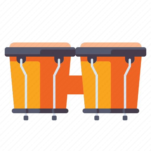 Bongos, percussion, musical instrument, music, song icon - Download on Iconfinder