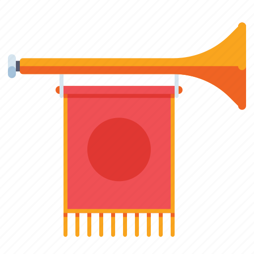 Fanfare, trumpet, music, sound, musical instrument icon - Download on Iconfinder