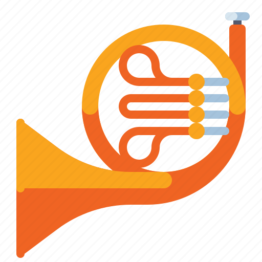 French, horn, trumpet, musical instrument, music icon - Download on Iconfinder