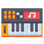 synthesizer, keyboard, musical instrument, music 