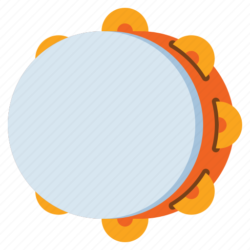 Tambourine, percussion, musical instrument, rhythm, music icon - Download on Iconfinder