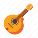 mandolin, guitar, music, instrument
