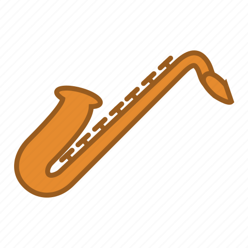 Instruments, music, musical instruments, saxophone, song, wind instrument, woodwind icon - Download on Iconfinder