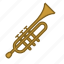 instruments, music, musical instruments, song, trumpet, wind instrument, woodwind 