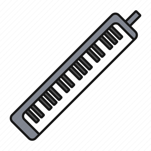 Blow-organ, instrument, melodica, musical, pianica, piano, piano keyboard icon - Download on Iconfinder