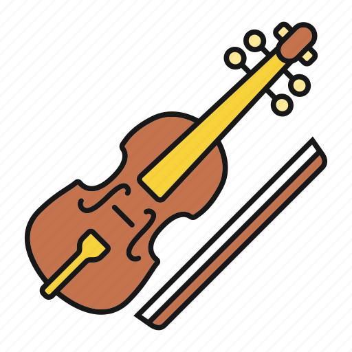 Cello, fiddle, instrument, music, musical, viola, viola bow icon - Download on Iconfinder