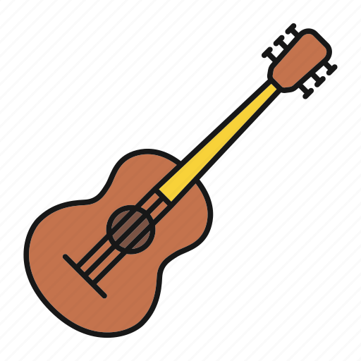 Acoustic, guitar, instrument, melody, music, musical icon - Download on Iconfinder