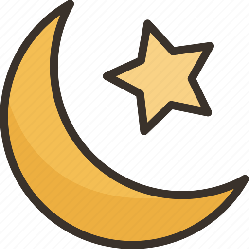 Moon, crescent, islam, arabic, holy icon - Download on Iconfinder