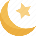 moon, crescent, islam, arabic, holy