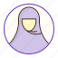avatar, hijab, moslem, ramadan, veil, woman 