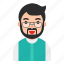 avatar, beard, man, muslim, people, profile 