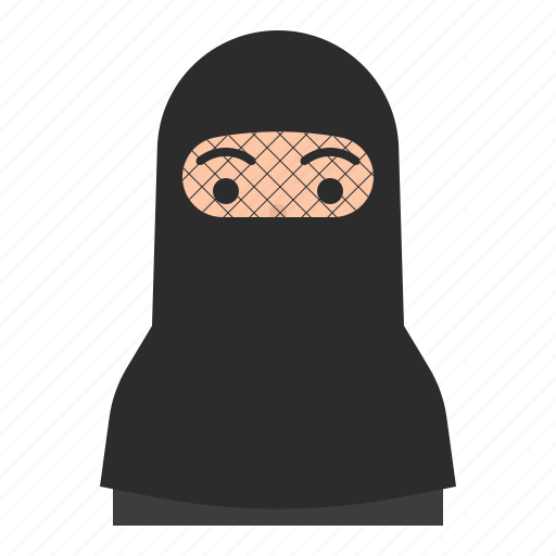 Avatar, burqa, hijab, muslim, niqab, people, woman icon - Download on Iconfinder