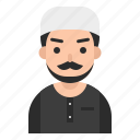 avatar, beard, man, muslim, people, profile, turban