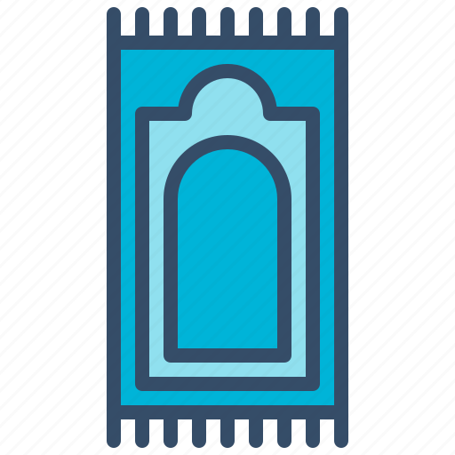 Carpet, mosque, muslim, prayer, sajadah icon - Download on Iconfinder