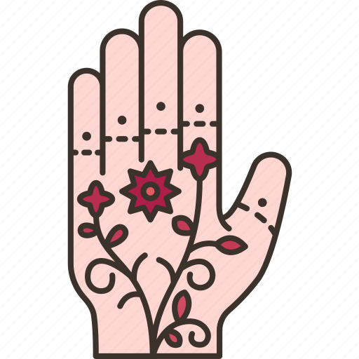 Henna, hand, paint, art, tradition icon - Download on Iconfinder
