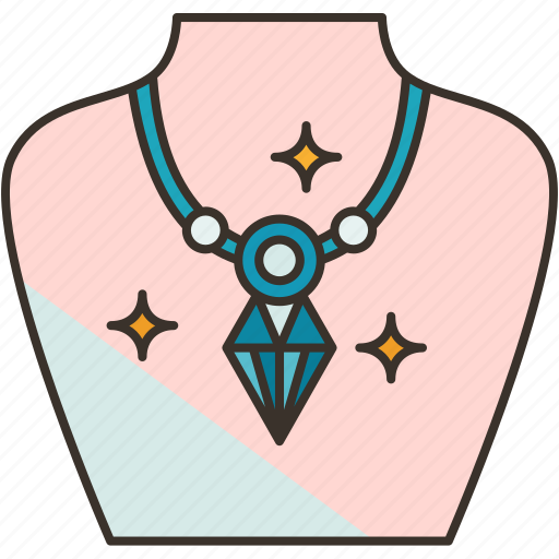 Jewelry, necklace, diamond, accessory, gem icon - Download on Iconfinder