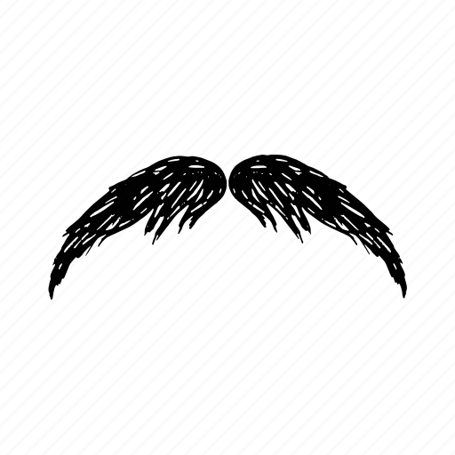 Drawing, facial, hair, hand, man, moustache, mustache icon - Download on Iconfinder