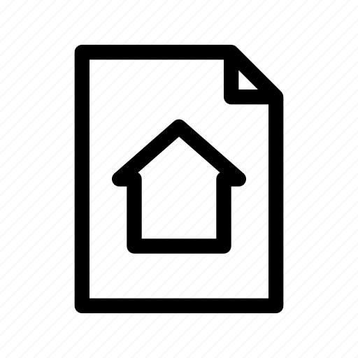 Document, estate, home icon - Download on Iconfinder