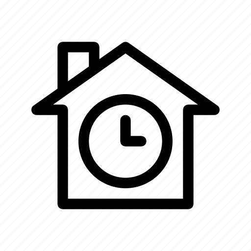Estate, house, time icon - Download on Iconfinder