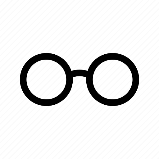 Glasses, nerd, round icon - Download on Iconfinder