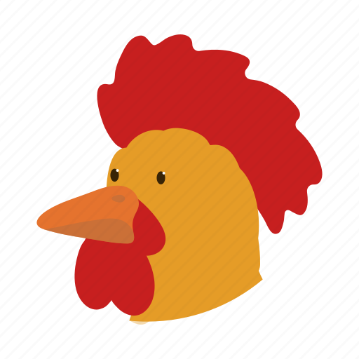 Animal, cock, domestic, farm, head, pet, snout icon - Download on Iconfinder