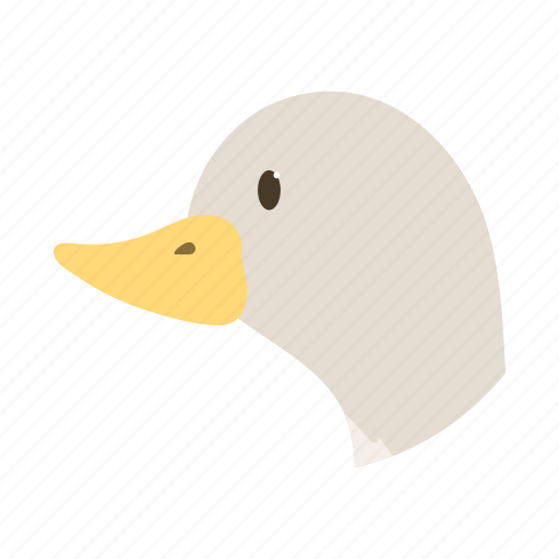 Animal, domestic, duck, farm, head, pet, snout icon - Download on Iconfinder
