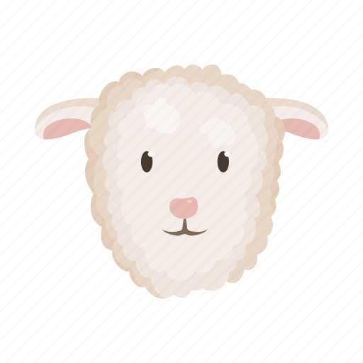 Animal, domestic, farm, head, lamb, pet, snout icon - Download on Iconfinder