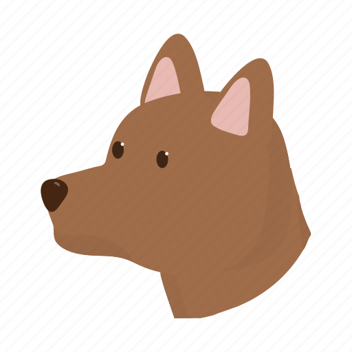Animal, dog, domestic, farm, head, pet, snout icon - Download on Iconfinder