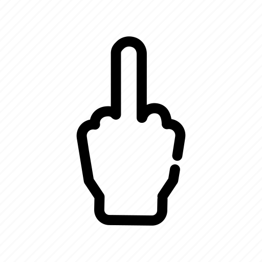 Hand, middle finger, finger icon - Download on Iconfinder