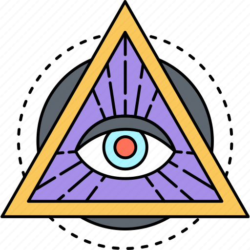All, seeing, eye, illuminati icon - Download on Iconfinder