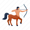 centaur, hippocentaur, human, horse, body, mythological, creature
