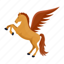pegasus, winged horse, wings, mythology, horse, body, creature