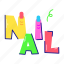 female nails, female fingers, nails, nail text, nail word 