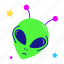 space creature, alien face, alien art, alien emoji, alien head 