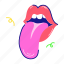 tongue out, tongue emoji, lips emoji, lips art, open mouth 