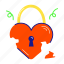 love lock, heart lock, heart padlock, lock art, love protection 