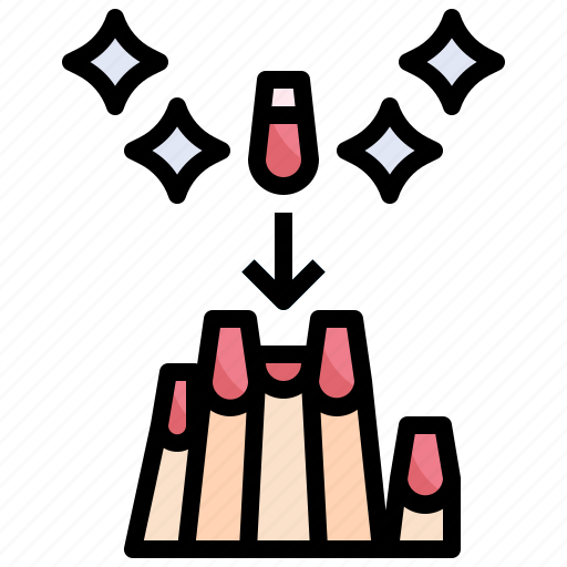 Fingernail, nail, manicure, hand, shape icon - Download on Iconfinder