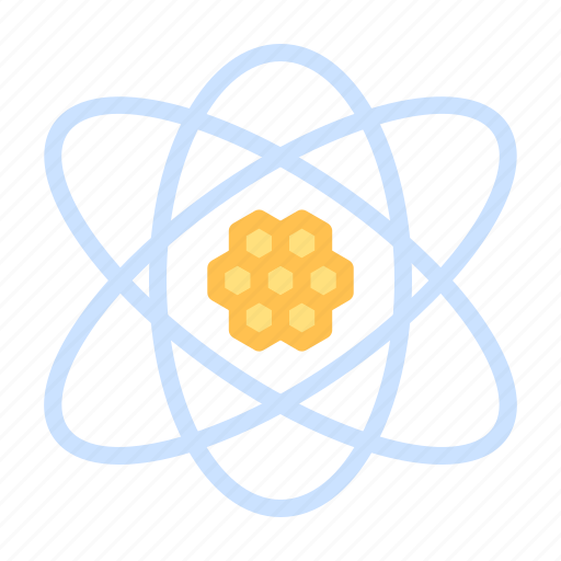 Particle, nucleus, atomic, proton, electron icon - Download on Iconfinder