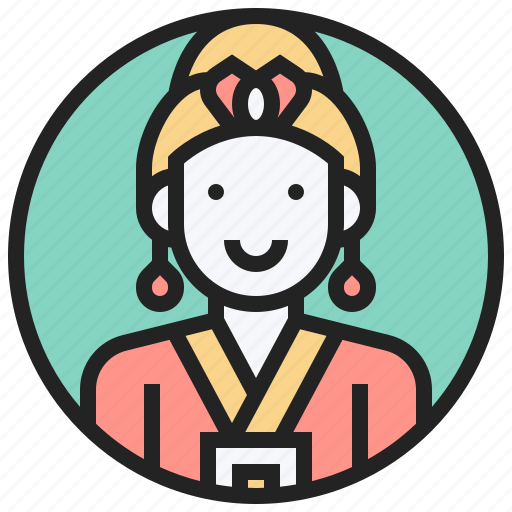 Everest, region, tibet, tibetan, woman icon - Download on Iconfinder