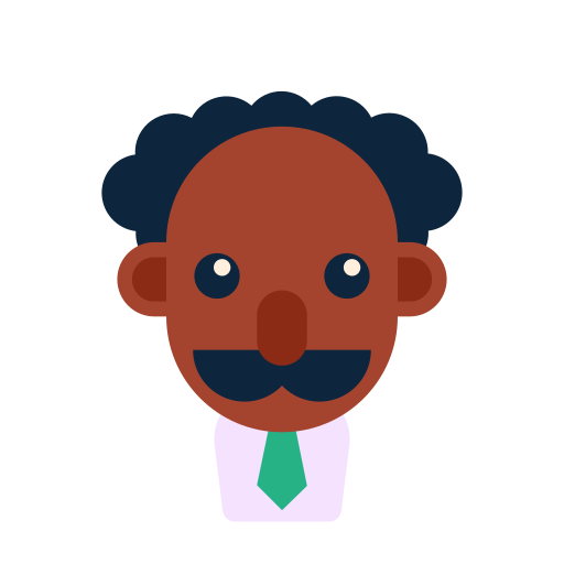 Male, ethiopian skin, diversity, nationality, african, businessman, mustache icon - Free download