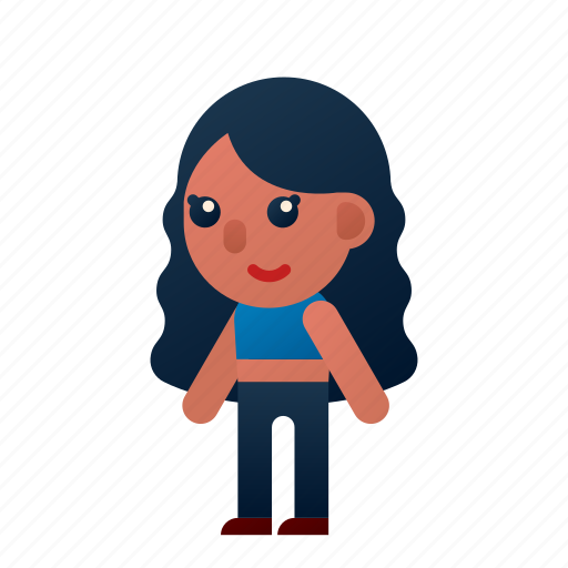 Female, malayan skin, diversity, nationality, racial, south america, mexican icon - Download on Iconfinder