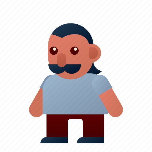 Male, malayan skin, diversity, nationality, racial, mexican, mustache icon - Download on Iconfinder