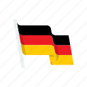 country, flag, germany, national