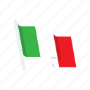 country, flag, italy, national