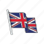 country, flag, great britain, kingdom, united 